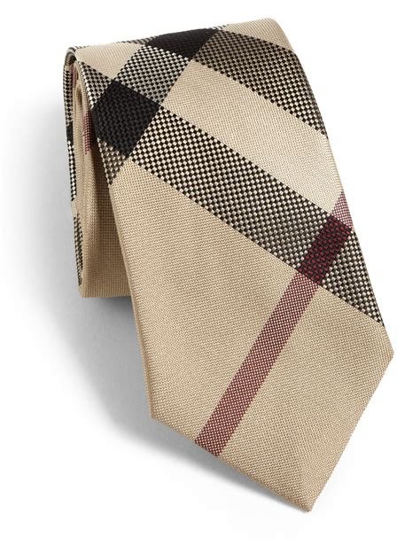 saks burberry tie